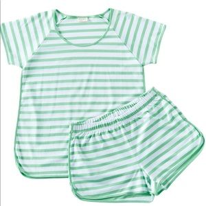 LAKE Pima short pajama set
